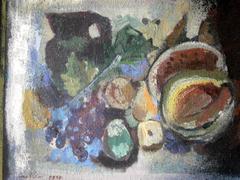"Baroque Still Life" an Original Oil on Canvas Signed "Mohle" and Dated 1958