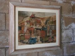 "Catalina" A Watercolor, Gouache, and Pastel by Jae Carmichael, c. 1950's