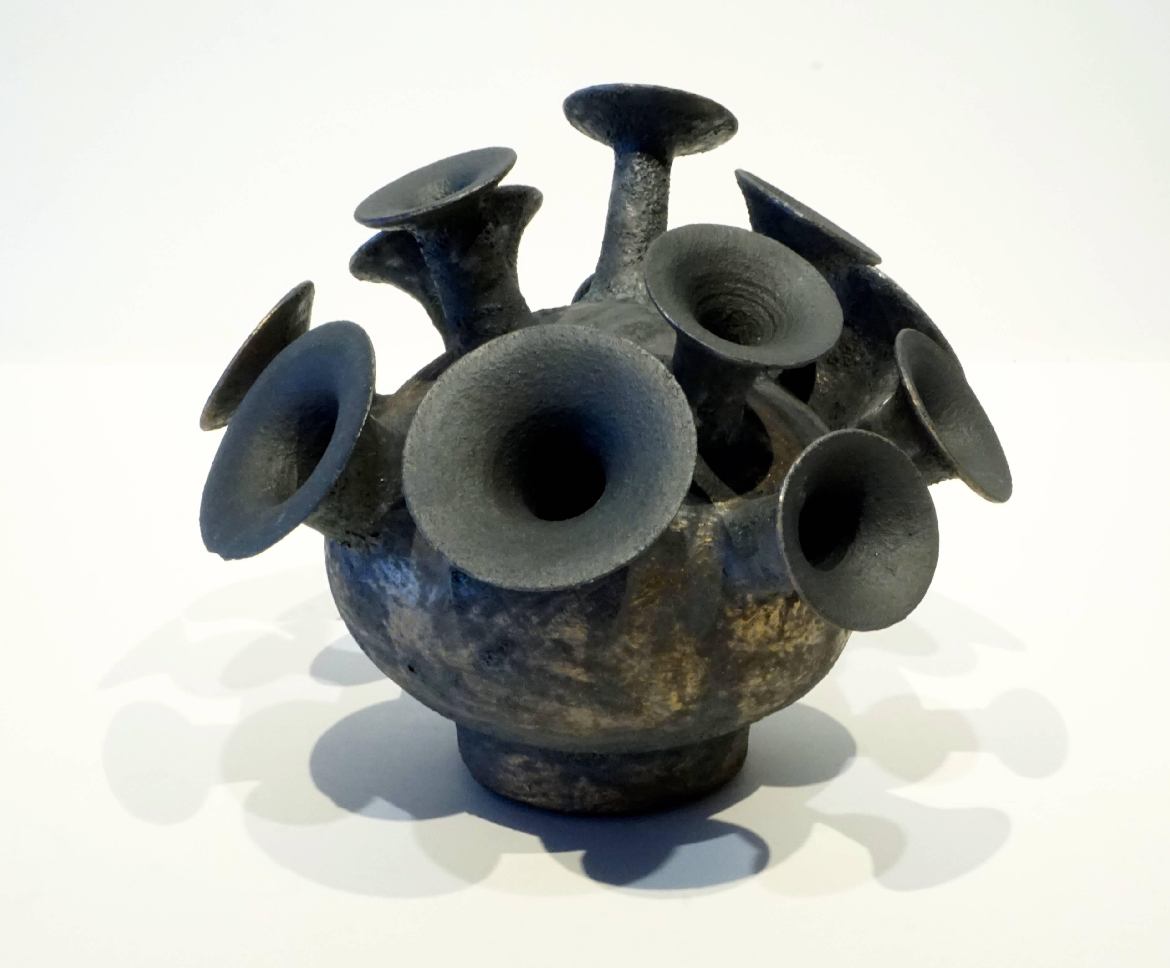Contemporary Multi Spout Ceramic Vessel Sculpture by Studio Potter Jeremy Gercke, 2016