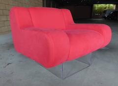 Lounge Chair with Light Up Base from the Waterfall Line by Charles Hollis Jones