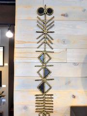 Charming French Gilded Bronze Wall Sculpture, circa 1960s