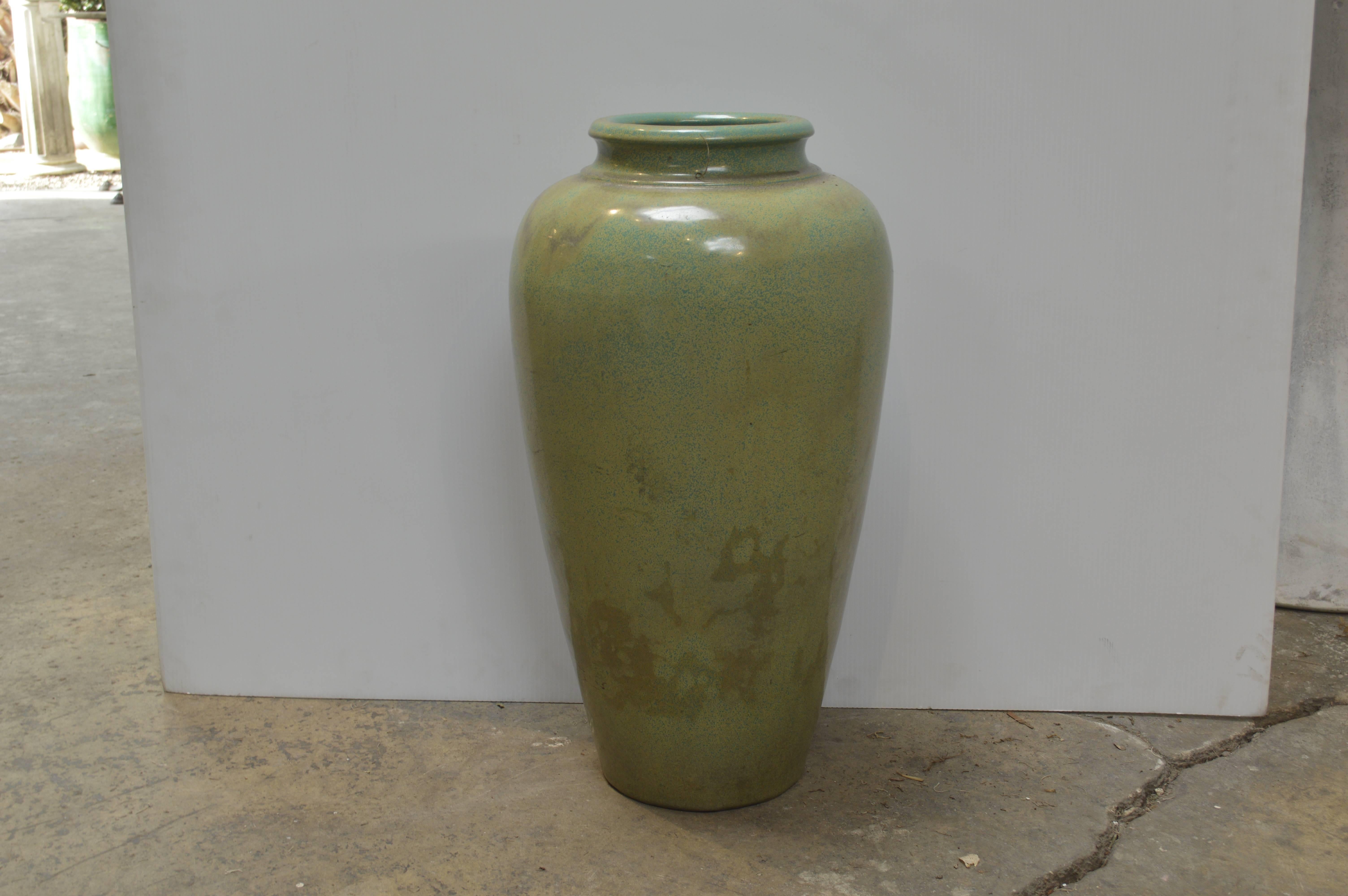 Galloway Oil Jar, Tea Dust Glaze, circa 1930, Philadelphia