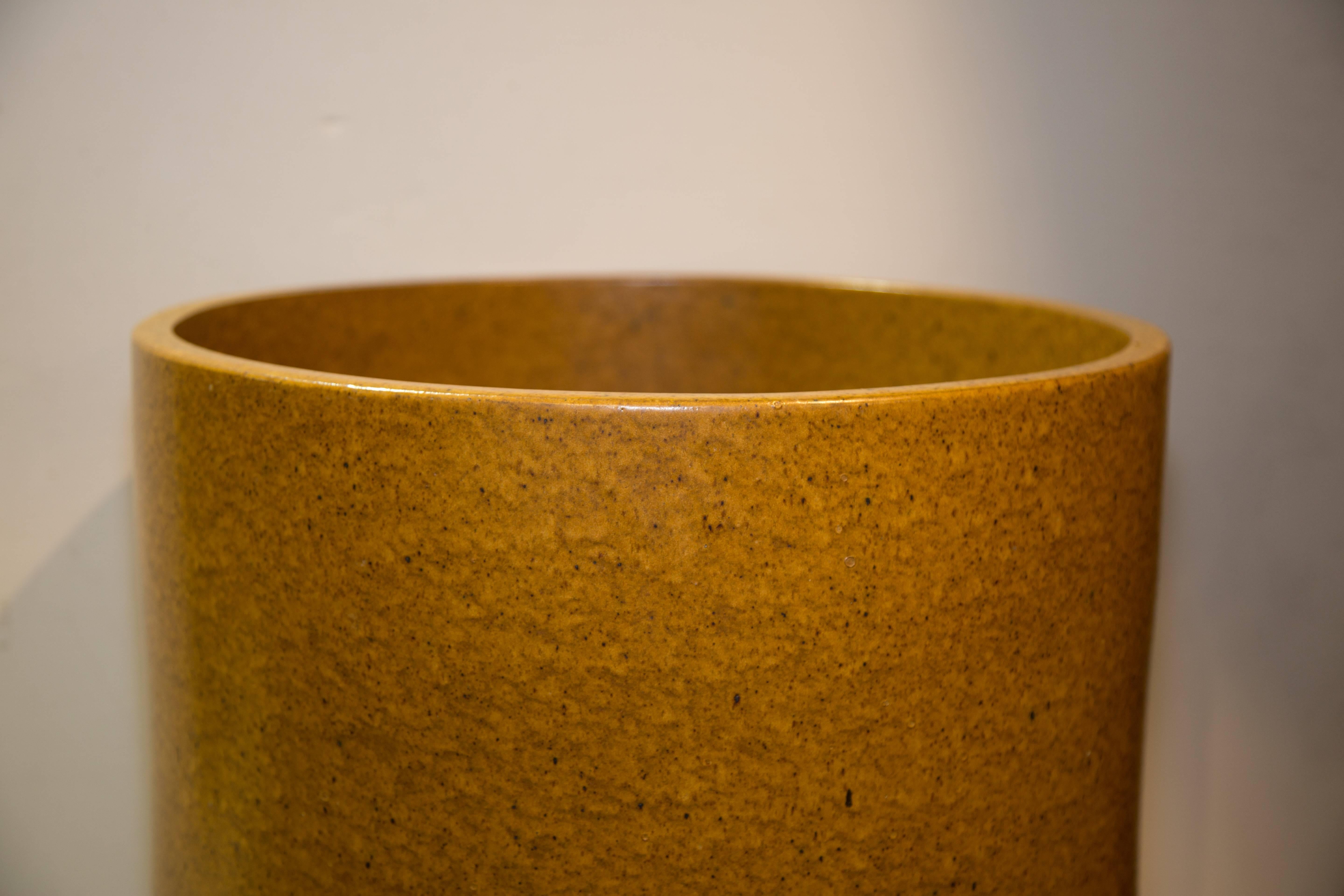 Mid-Century Modern American Golden Orange Stoneware by Architectural Pottery In Good Condition In Culver City, CA