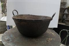 19th Century American Copper Cook Pot with Handles