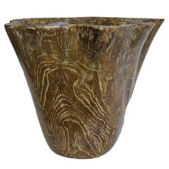 Organic Form Teak Wood Planter