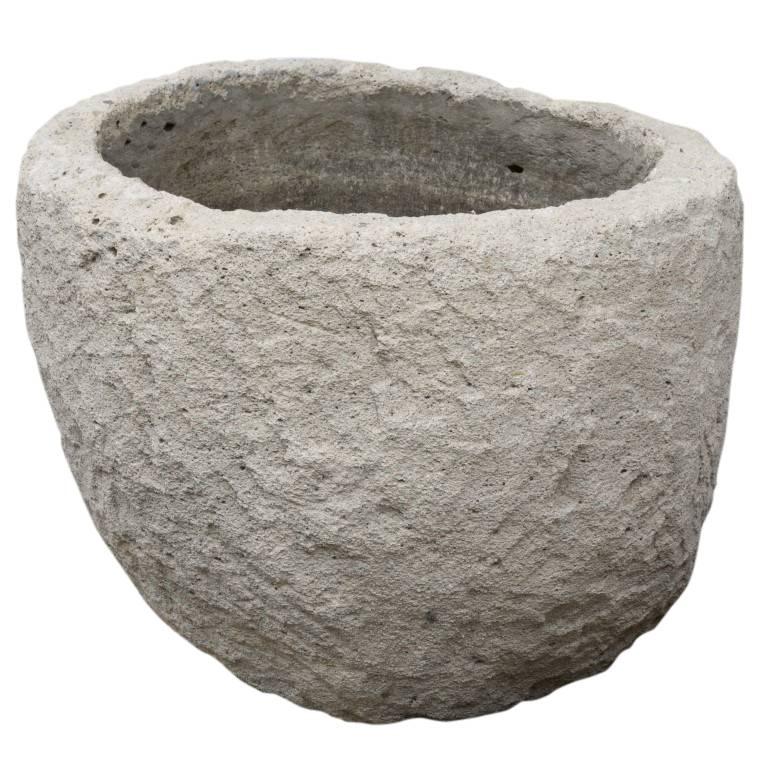 Antique Limestone Planter from Indonesia at 1stDibs