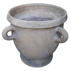 Antique French Terracotta Urn Planters