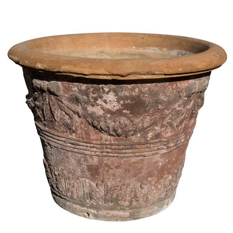 Antique Italian Terracotta Planters, circa 1890 at 1stDibs