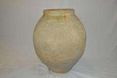 Antique French Terracotta Storage Jar with Glazed Rim from Biot
