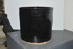 Artisan Series Glazed Terracotta Planter "Oscuro"