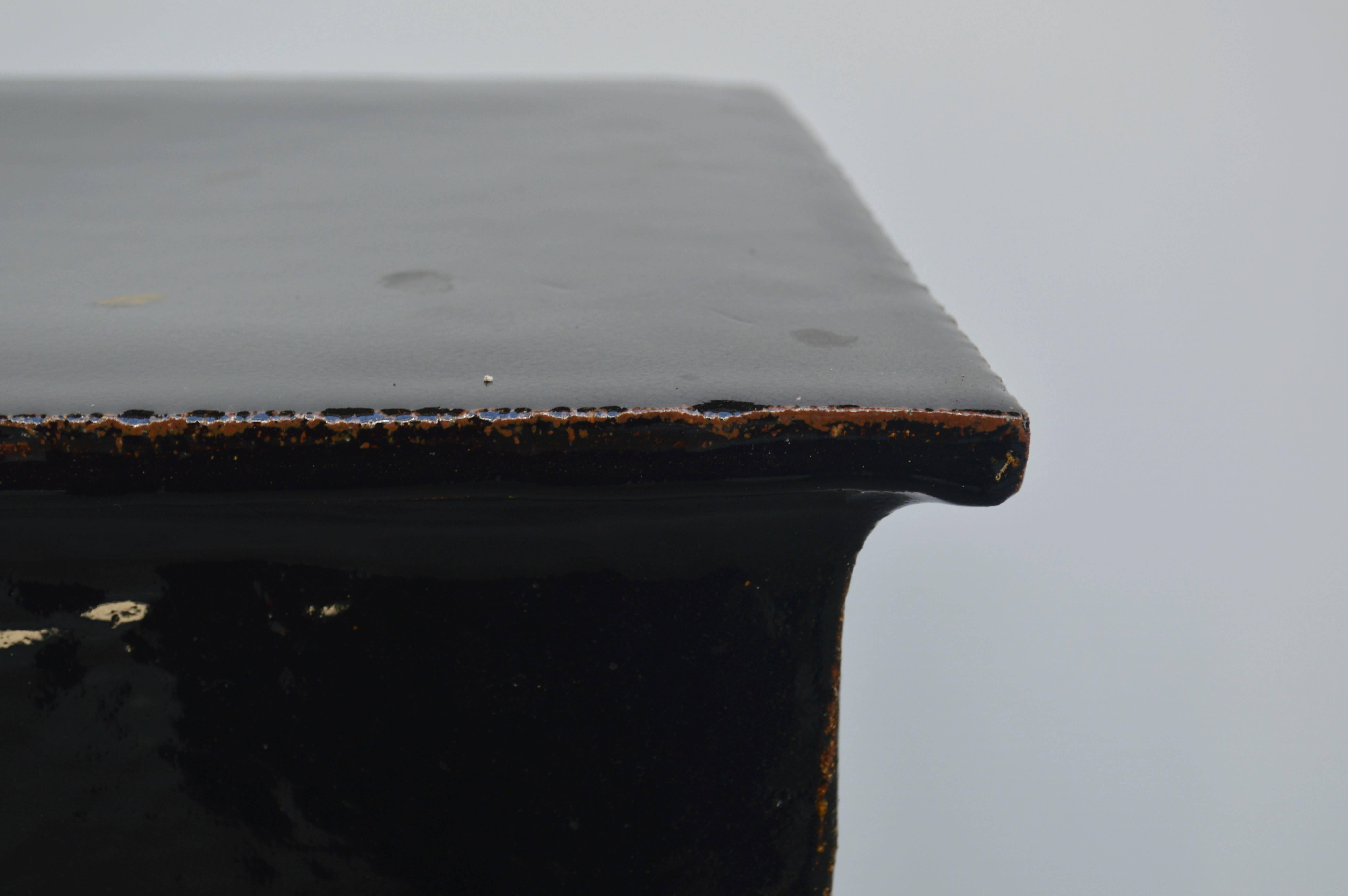 Glazed Artisan Series Stool and Side Table 