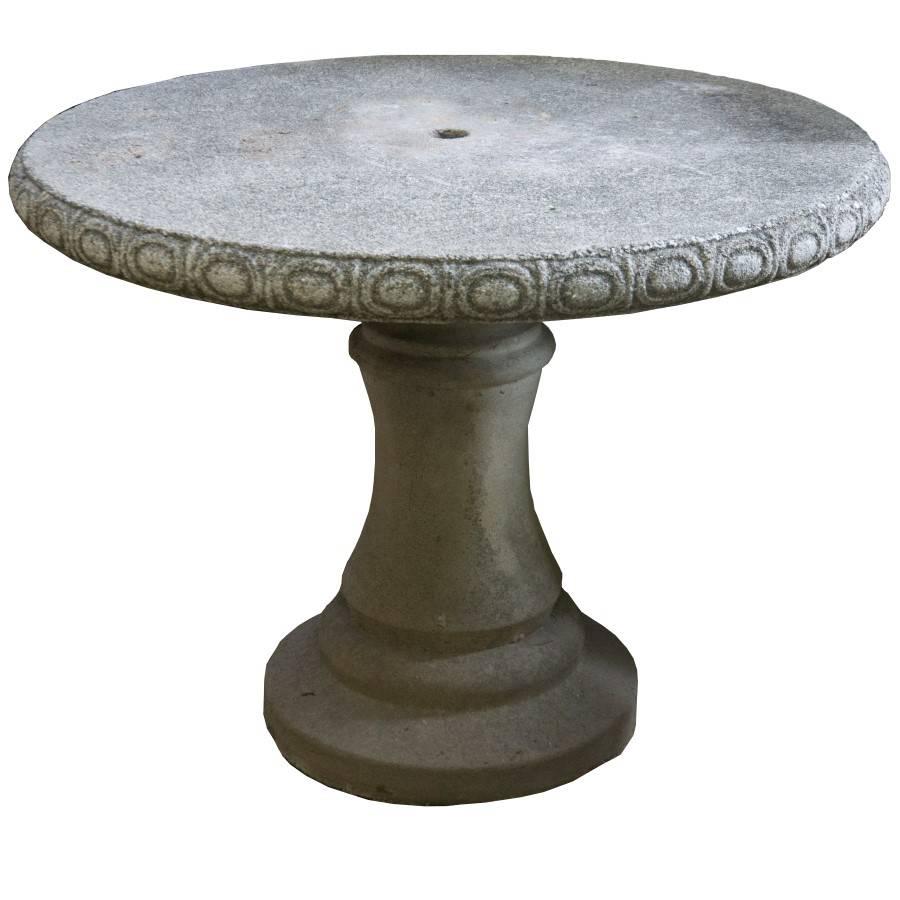 Mid-20th Century Midcentury Cast Stone Table For Sale