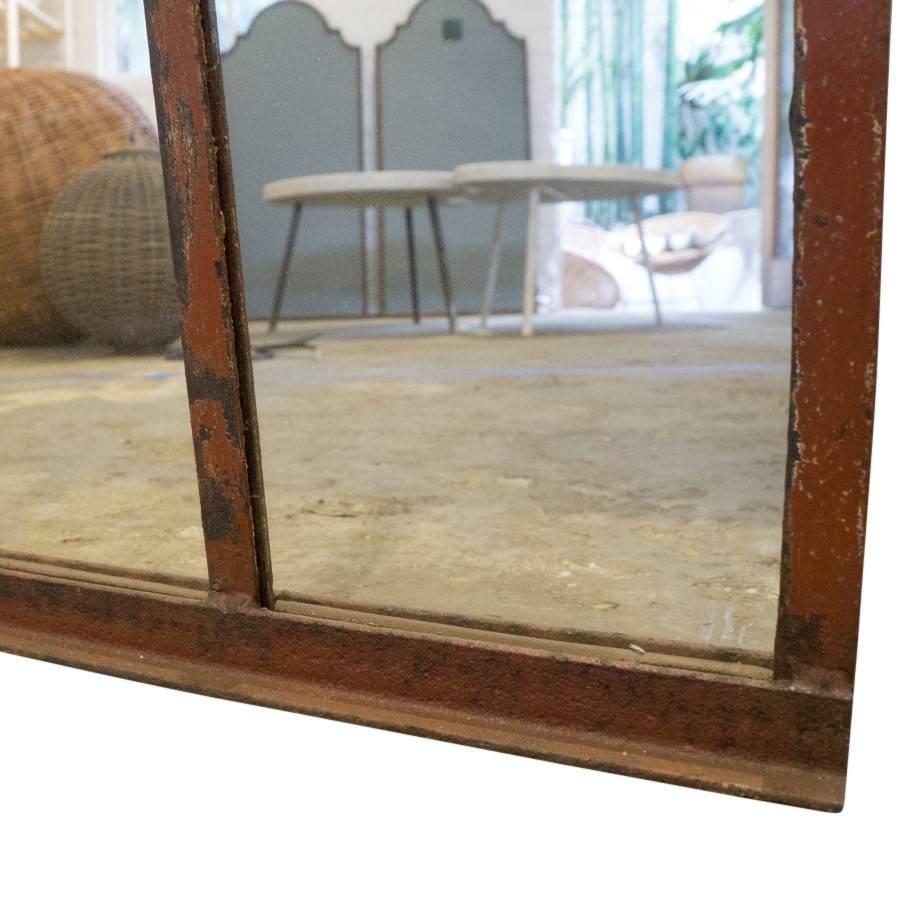 French Iron Farm Mirrors In Good Condition In Culver City, CA