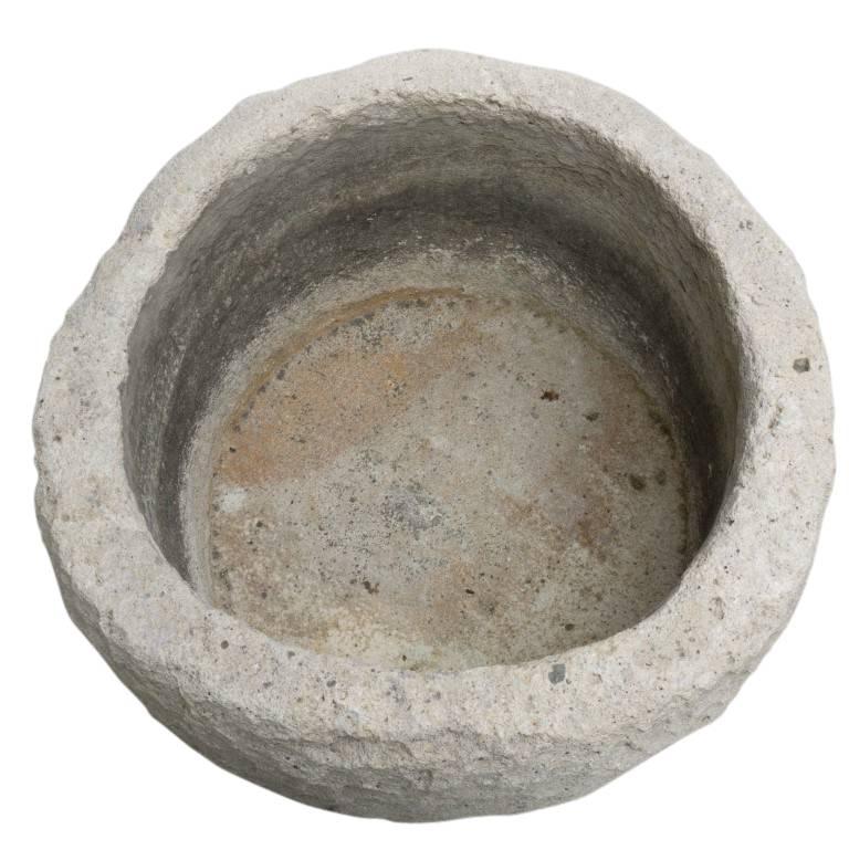 Indonesian Antique Limestone Planter from Indonesia
