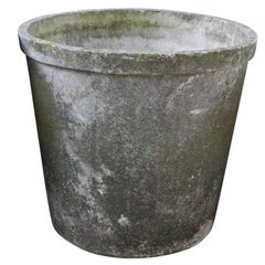 Round Cement Planters from France, circa 1960