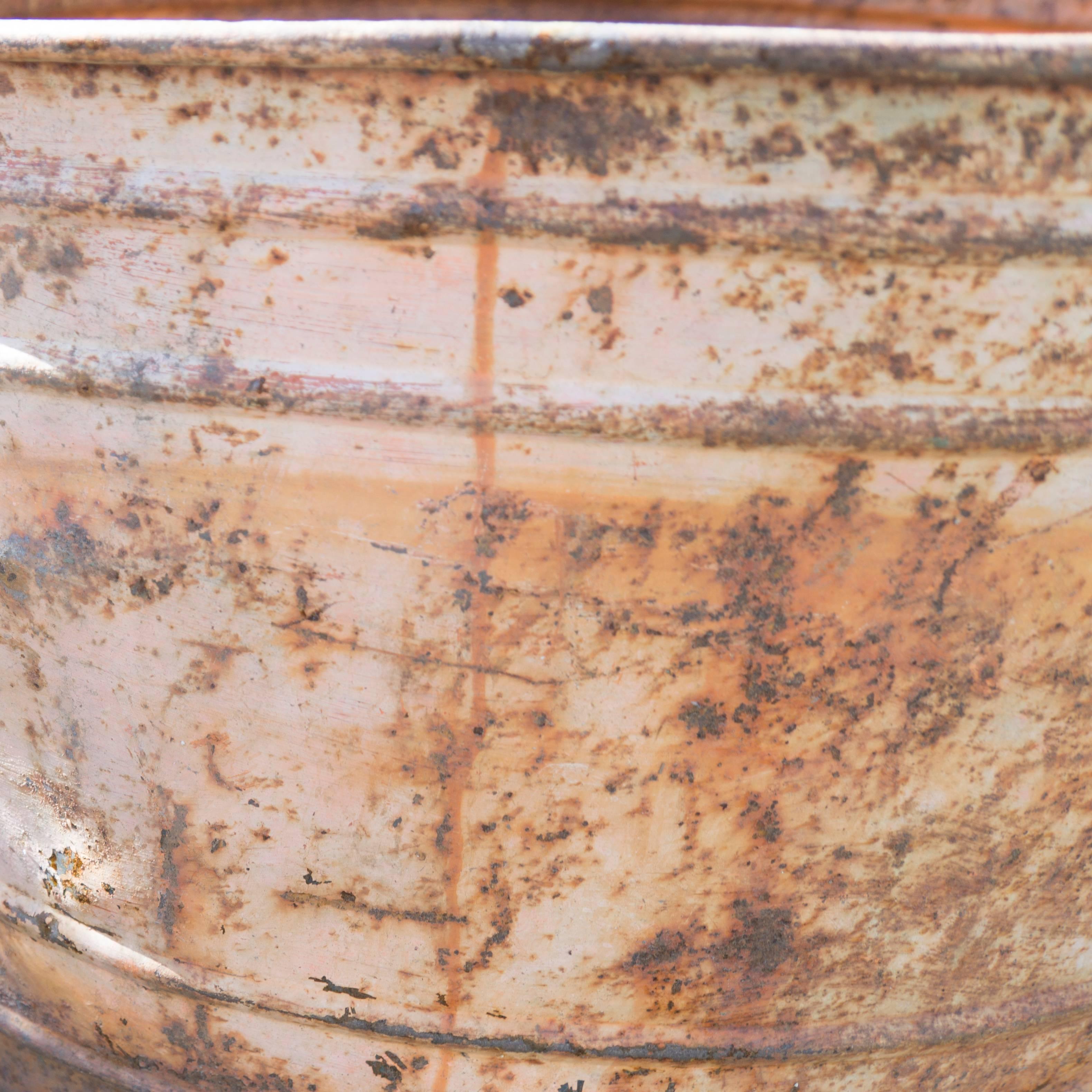 Early 20th Century Antique French Copper Tubs, circa 1910 For Sale