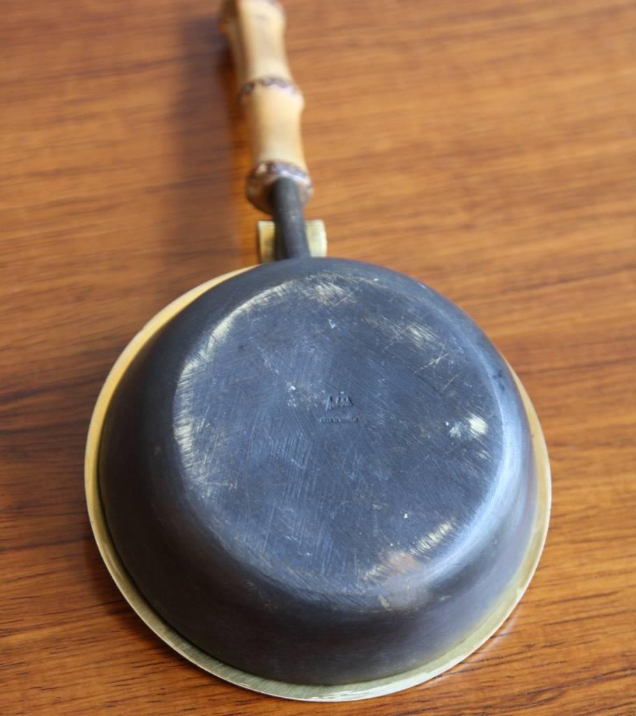 Patinated Carl Auböck Brass Ashtray with Lid