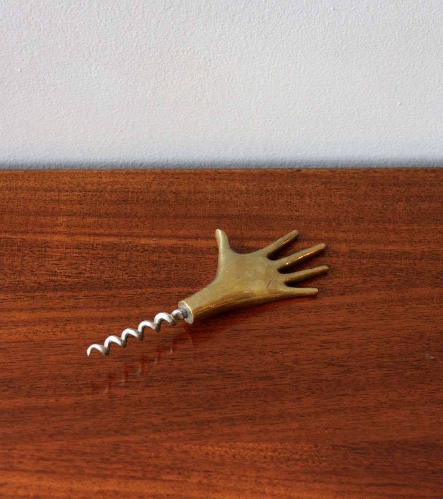Modern Carl Auböck Vintage Hand Corkscrew