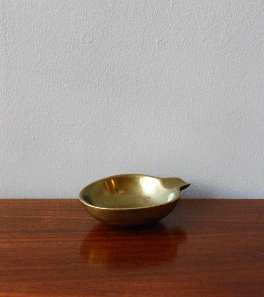 Carl Auböck Brass Ashtray In Good Condition In London, GB