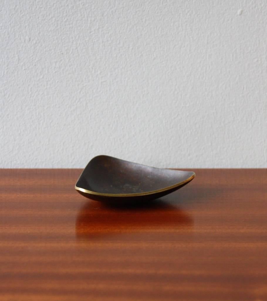 Mid-20th Century Carl Auböck Patinated Brass Ashtray