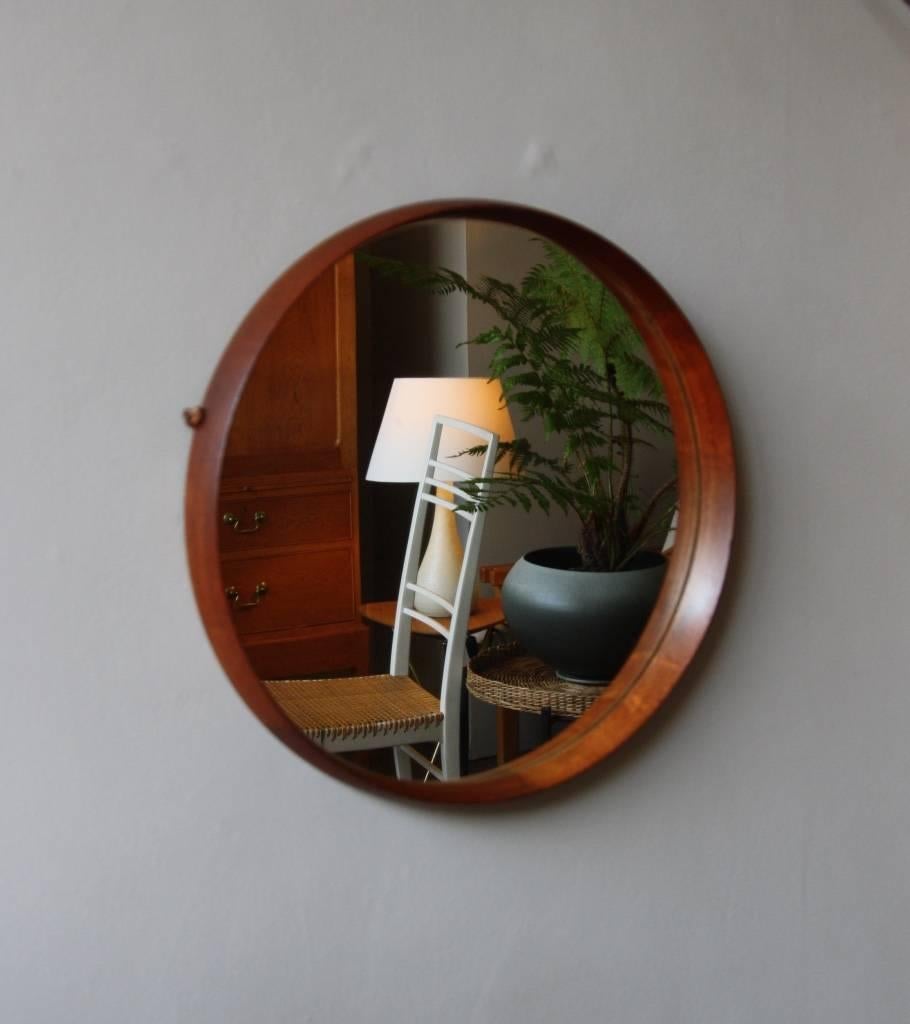 vintage danish mirror
