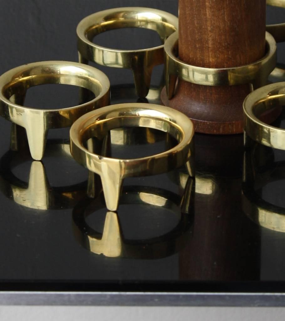 Set of Six Egg Cups by Carl Auböck 1