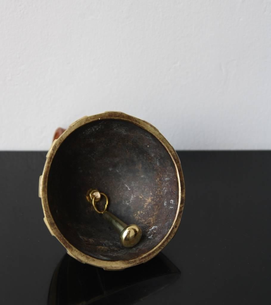 Carl Auböck Brass Striped Bell 1