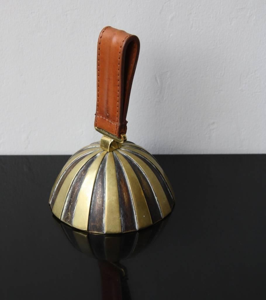 Carl Auböck Brass Striped Bell 2