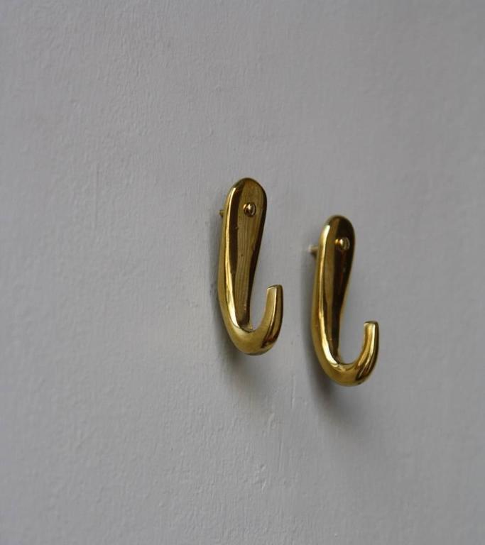 Pair of Small Hooks by Carl Auböck at 1stdibs