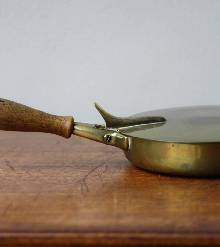 Mid-20th Century Carl Auböck Large Ashtray with Brass Lid For Sale