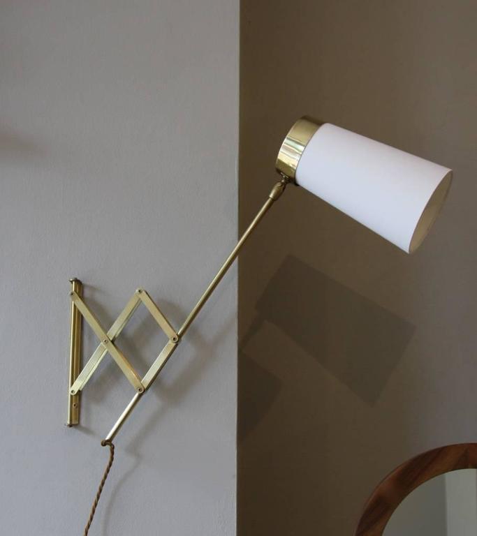 Vintage Danish 1950s Concertina Wall Light 4 at 1stdibs