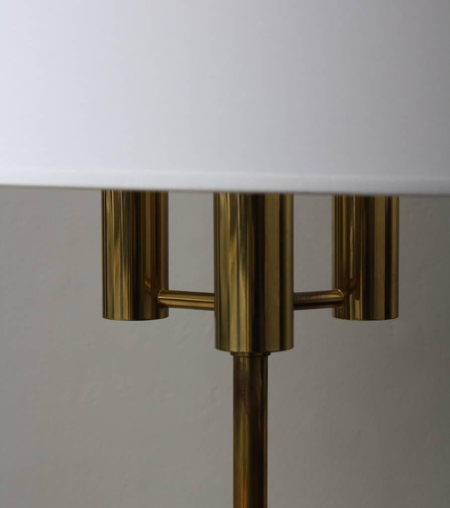 Vintage Danish Brass Floor Light #9 2