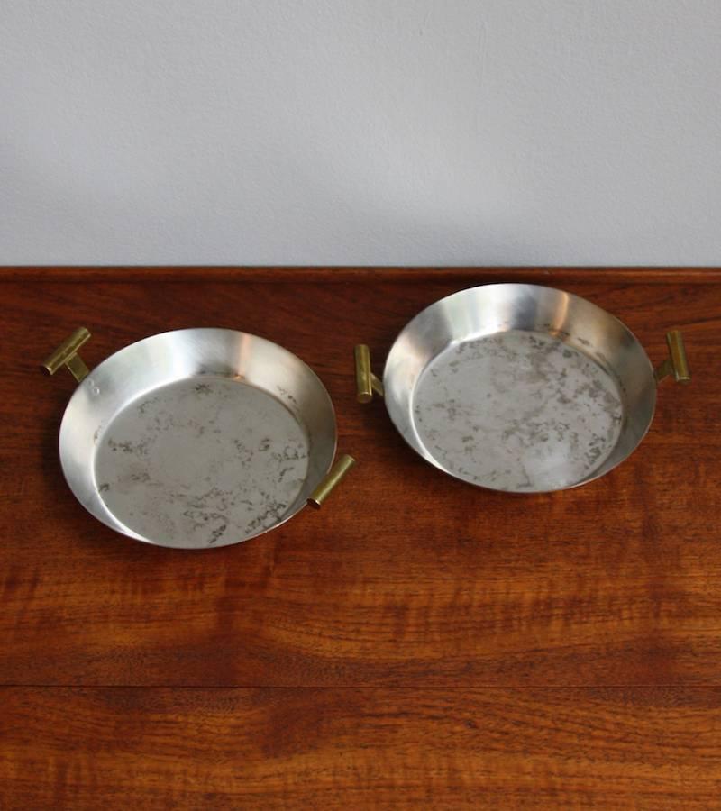 Carl Auböck Pair of Copper Pans In Excellent Condition In London, GB