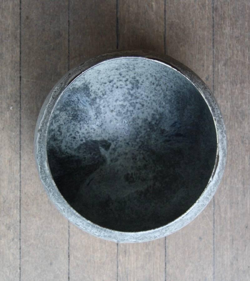 One off small planter in dark grey glaze designed and made in the Würtz workshop. Thrown, fired and glazed by hand in in east Jutland, Denmark, Würtz's ceramics are inspired both by Scandinavian utilitarian crafts traditions and 20th century British