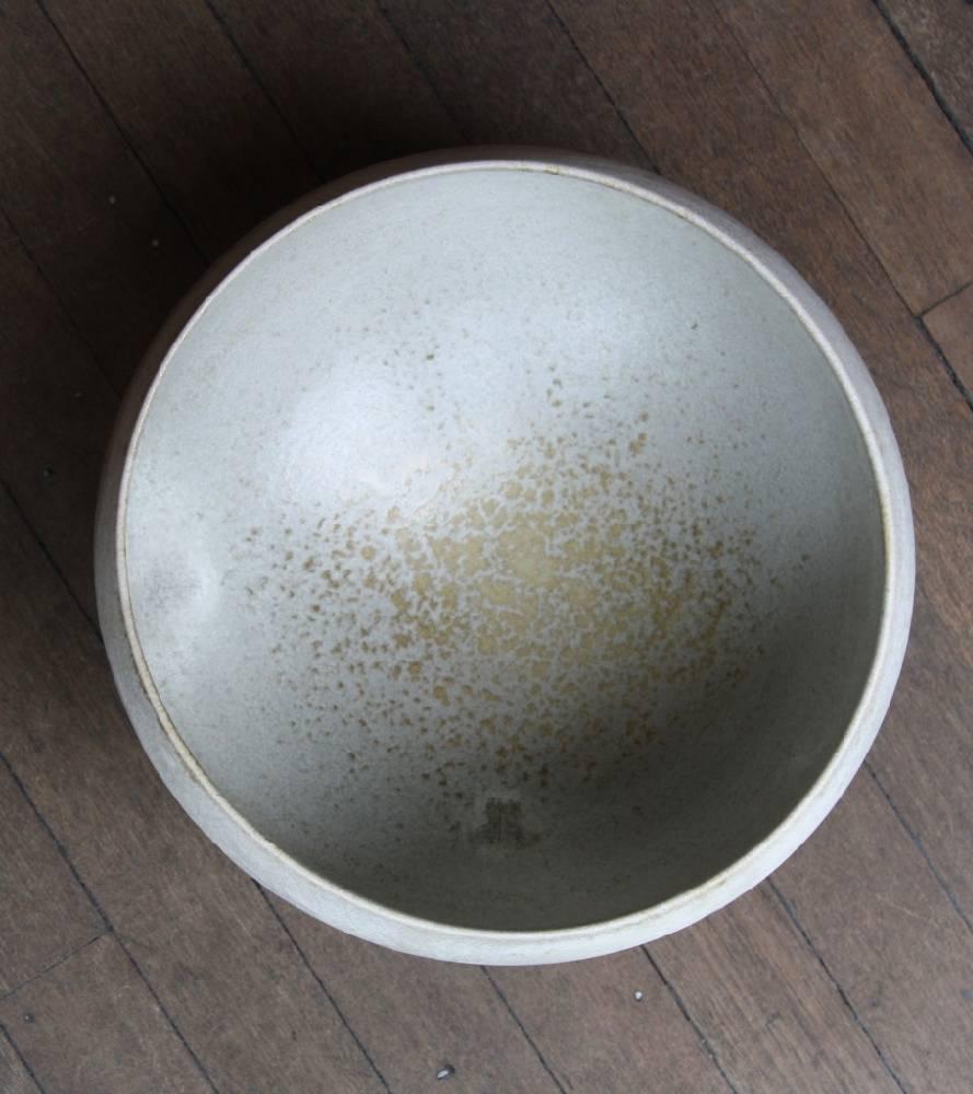 Kasper Wurtz One off Large Planter White and Brown Glaze #2 In Excellent Condition In London, GB