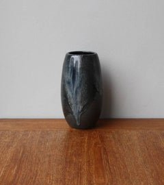 Kasper Würtz Small Tall Tulip-Shaped Vase Black Glaze