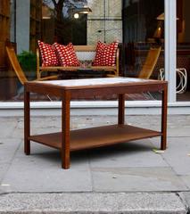 Kaehler Tiled Two-Tier Table