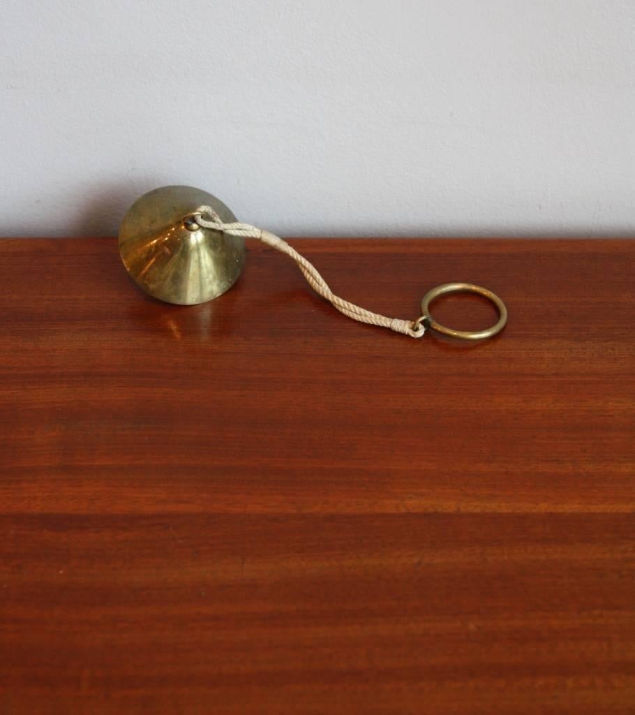 Cast Carl Aubock Brass Cork Stopper with String
