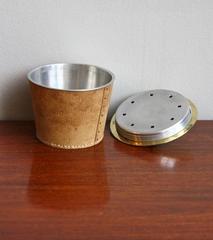 Carl Auböck Light Colored Leather Jar