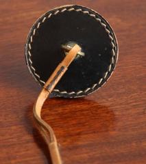 Carl Auböck Black Leather Cork Stopper