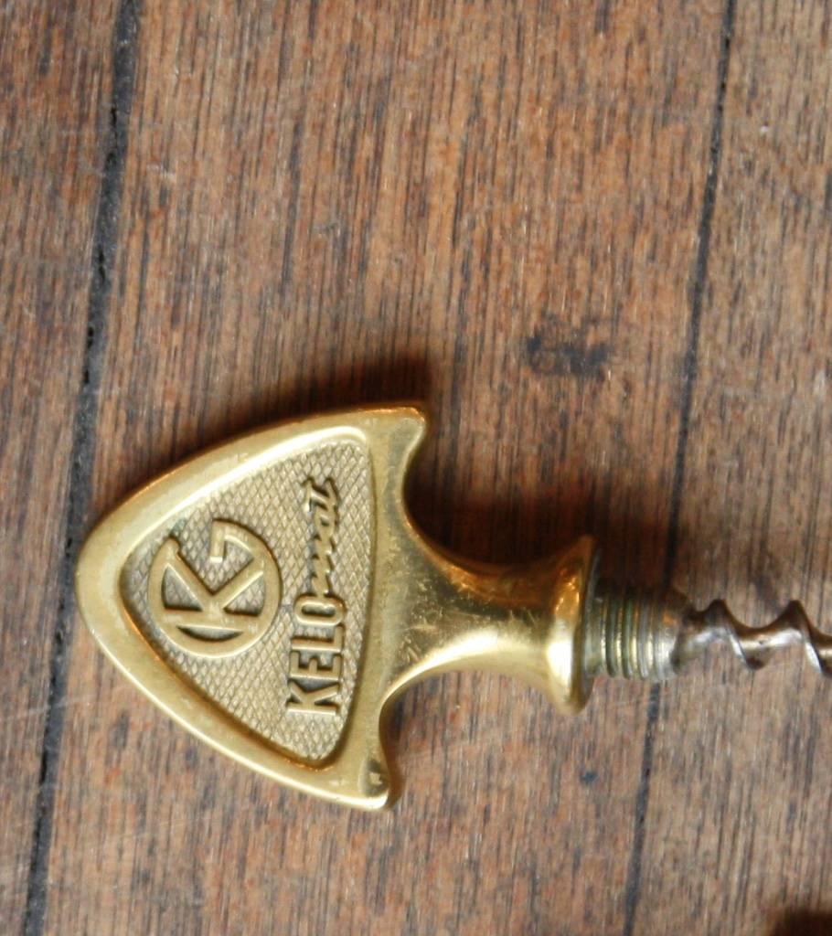 Carl Auböck Brass Key Corkscrew with Elephant In Excellent Condition For Sale In London, GB