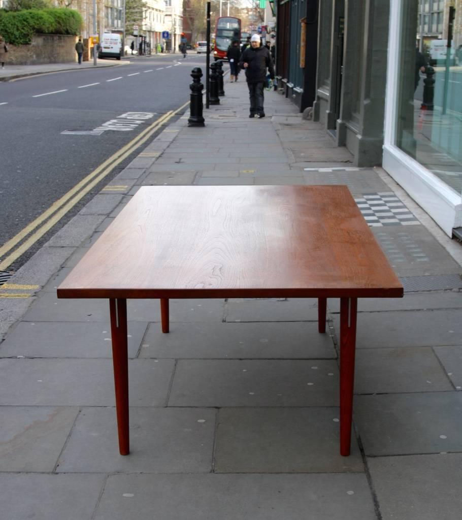 Hans Wegner Very Rare Large Teak Desk In Excellent Condition In London, GB