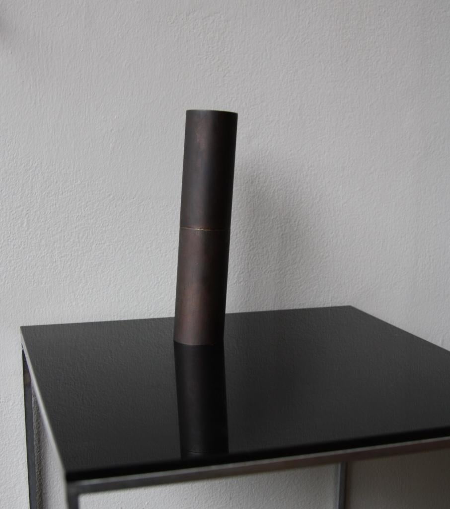 Contemporary Italic Mill - Patinated Brass / Michael Anastassiades x Werkstätte Carl Auböck For Sale