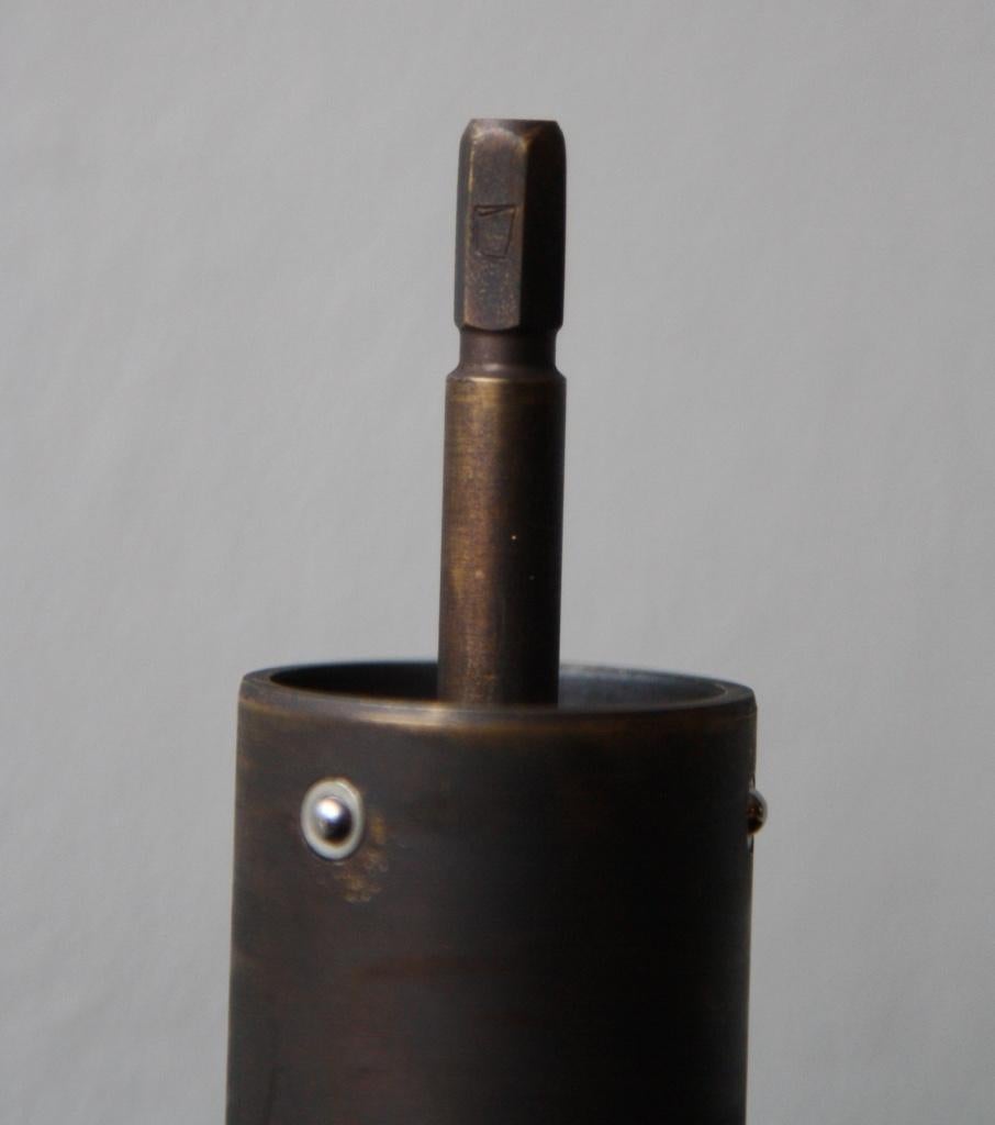 Italic Mill - Patinated Brass / Michael Anastassiades x Werkstätte Carl Auböck For Sale 3