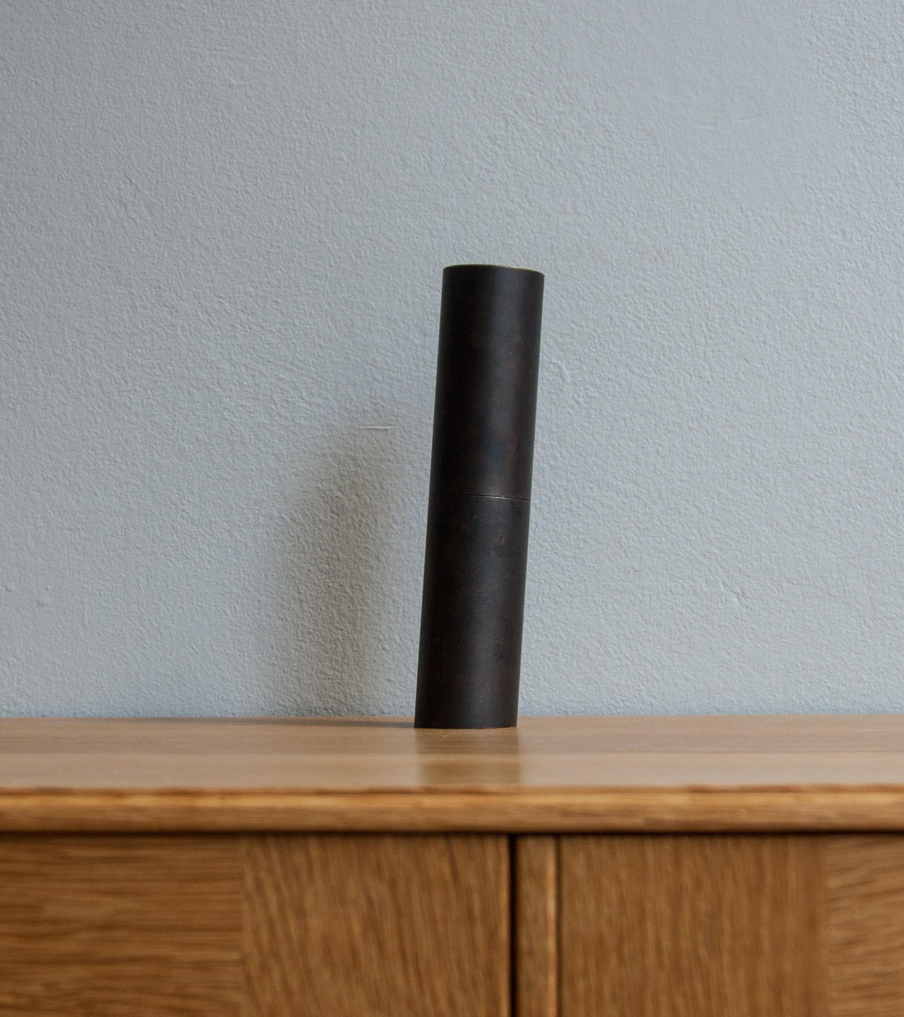 Austrian Italic Mill - Patinated Brass / Michael Anastassiades x Werkstätte Carl Auböck For Sale