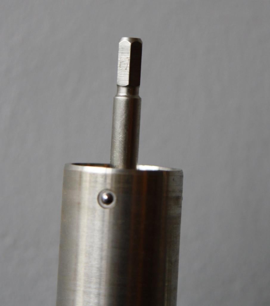 Brass Italic Mill - Matt Nickel Plated /Michael Anastassiades x Werkstätte Carl Auböck For Sale