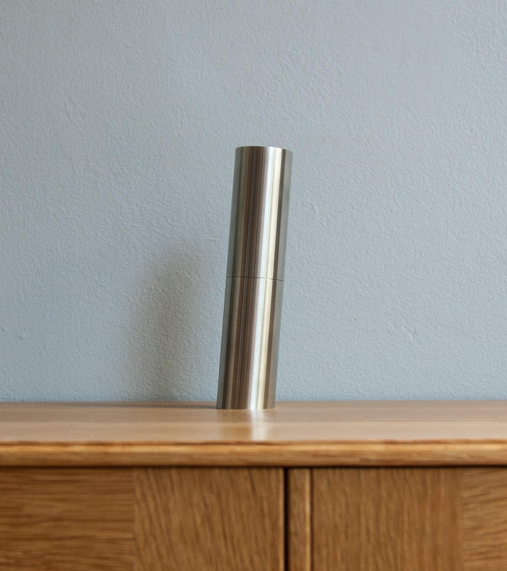 Italic Mill - Matt Nickel Plated /Michael Anastassiades x Werkstätte Carl Auböck In New Condition For Sale In London, GB