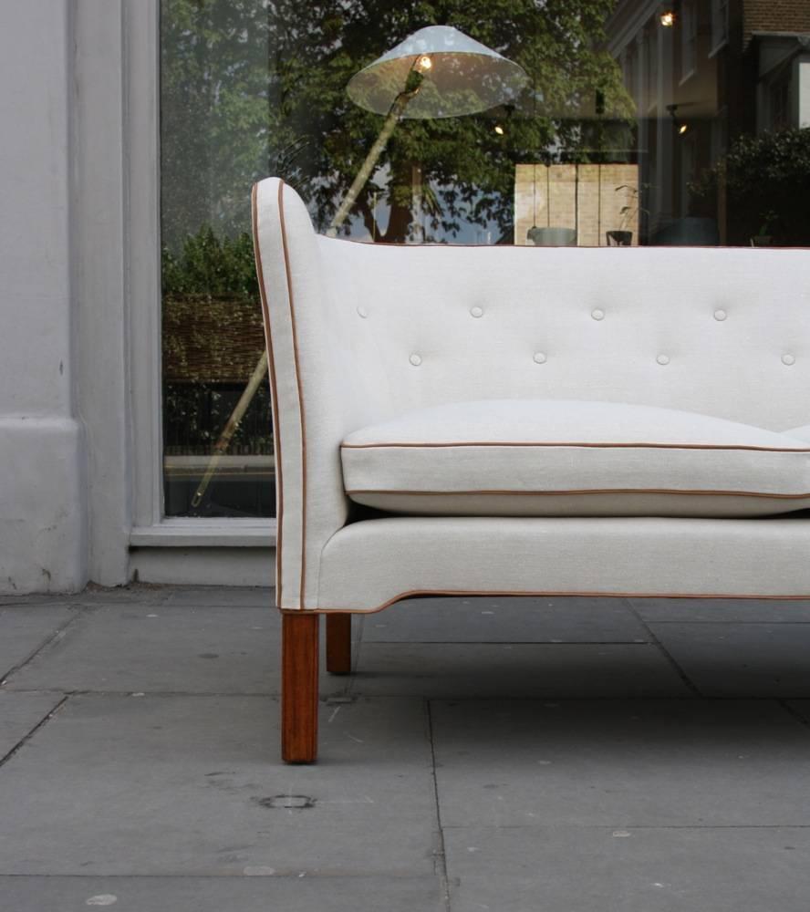 20th Century Wonderful Small Sofa by Danish Master Cabinetmaker