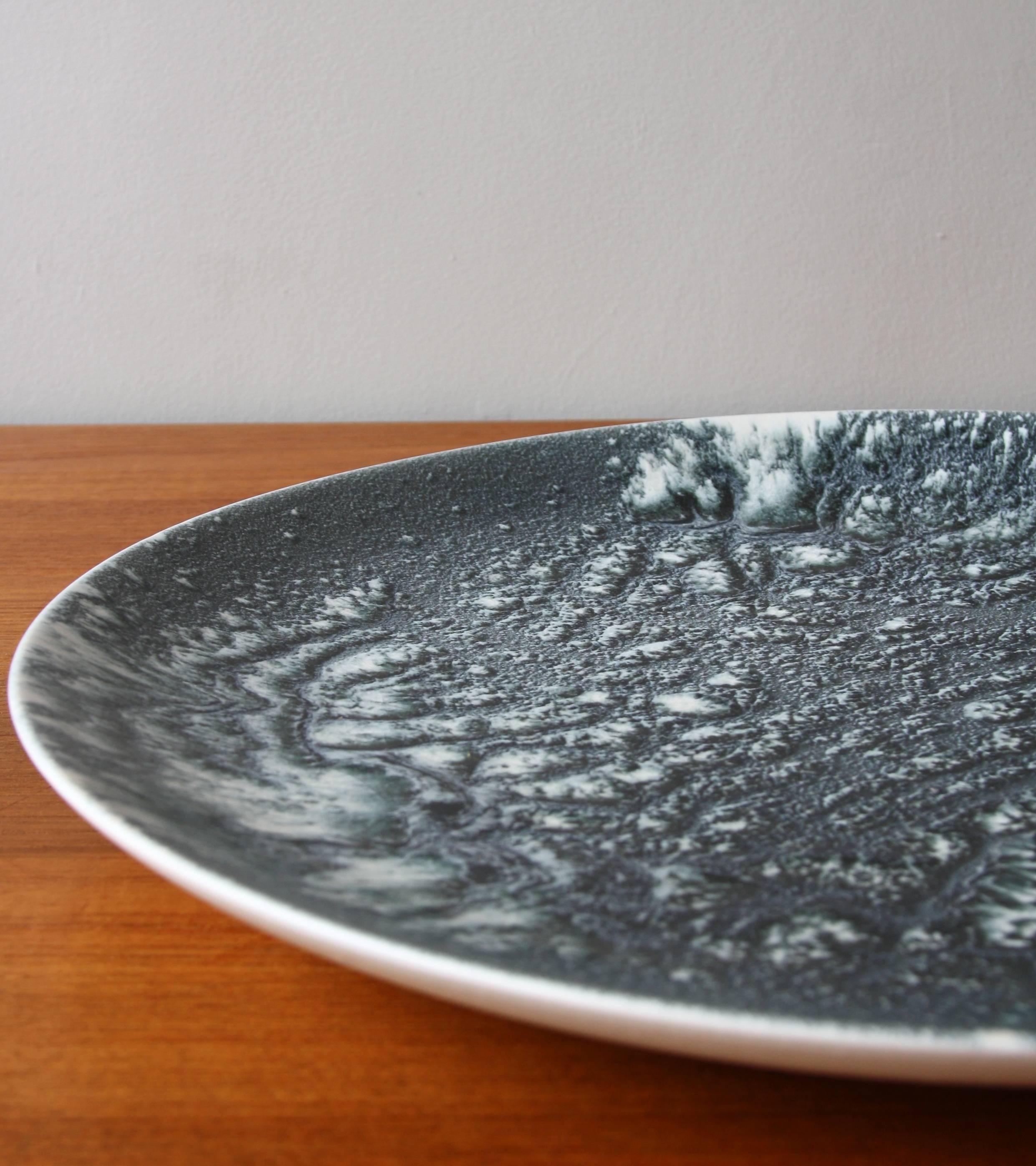 Danish Kasper Würtz One off Cosmic Stoneware Platter