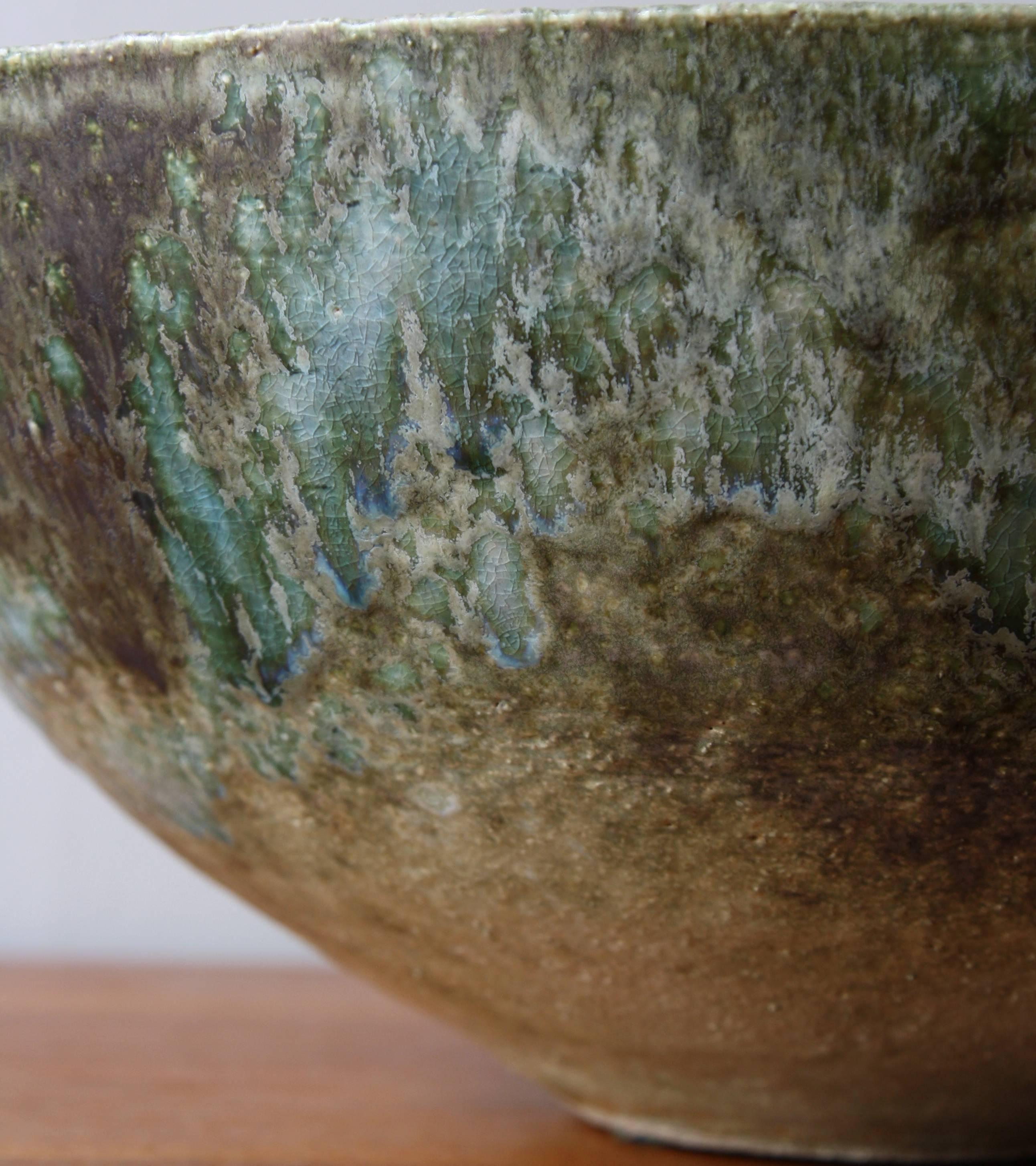 Hand-Crafted Kasper WüRtz One off Massive Stoneware Bowl